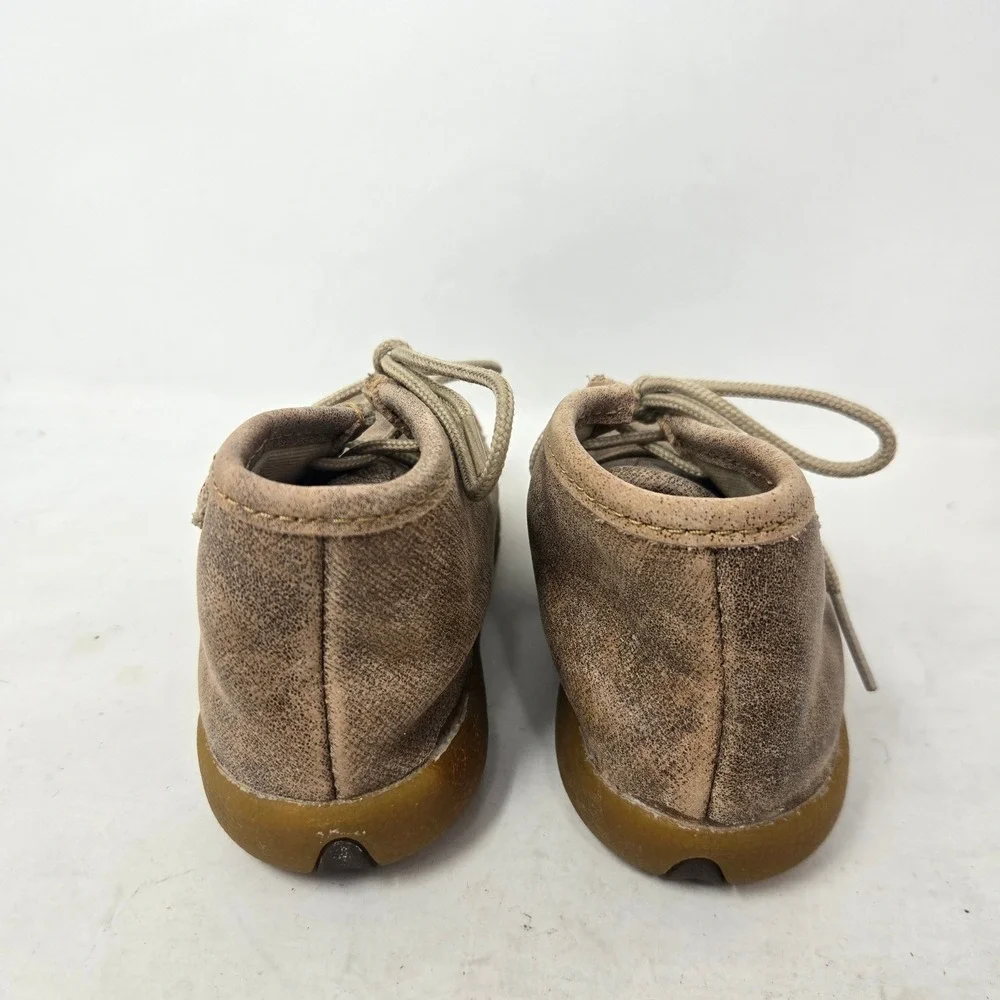 Twisted X Toddler Driving Moc Brown Leather Chukka Boots ICA0005 Size 7M